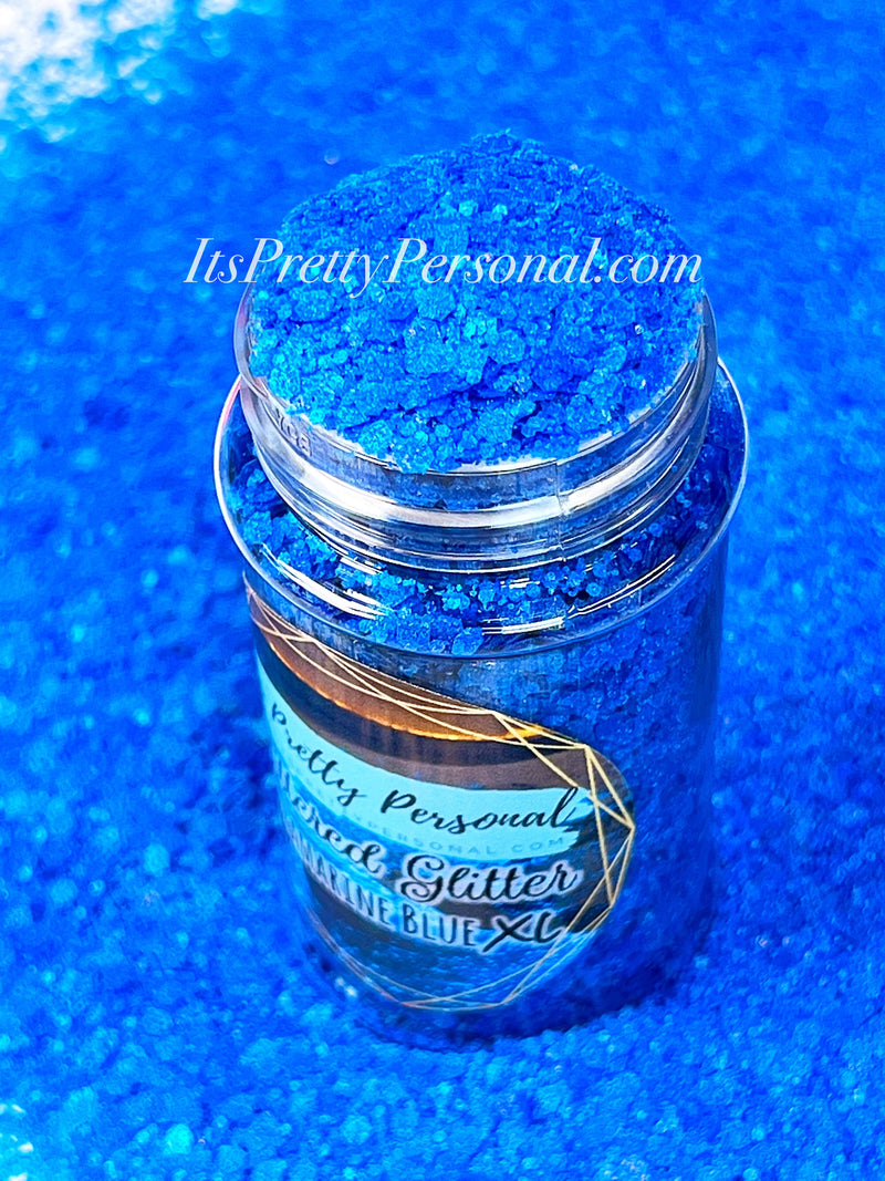 "Ultramarine Blue XL” - Glittered Glitter Collection