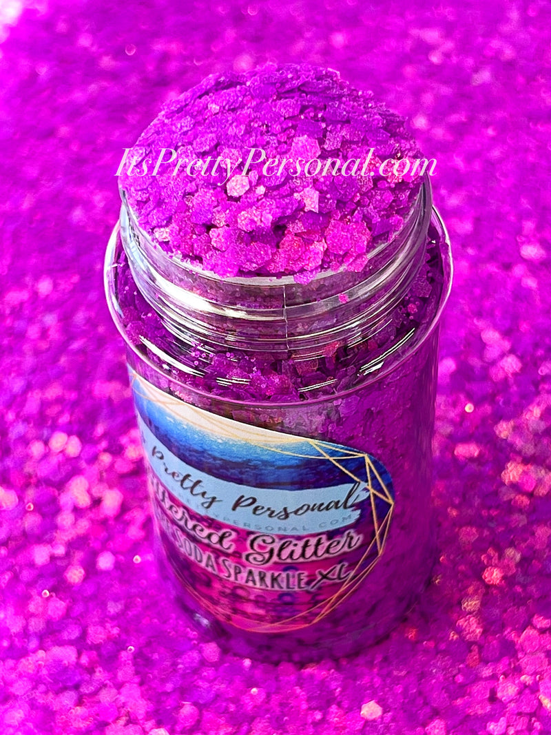 "Grape Soda Sparkle XL” - Glittered Glitter Collection