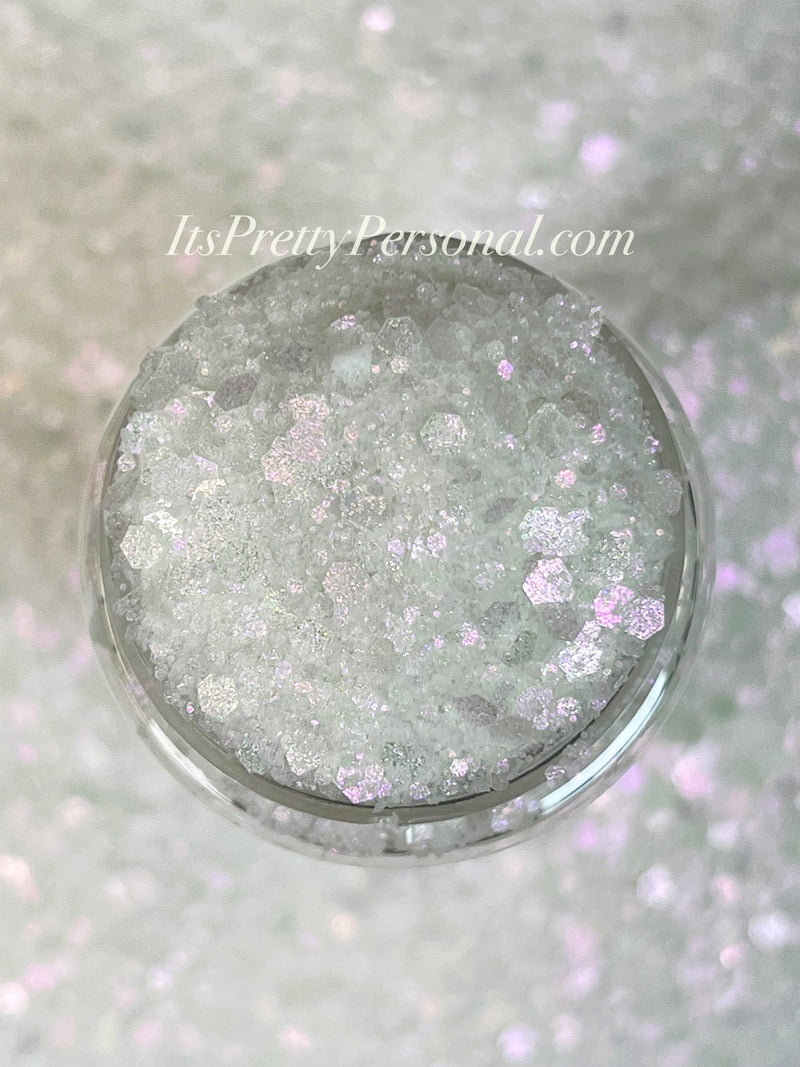 "White Pearl XL” - Glittered Glitter Collection