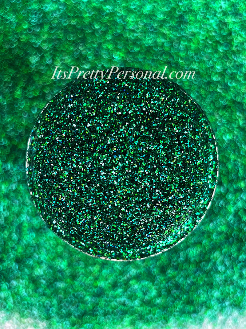 “Mystic Pine”- Dark Green Holographic Fine