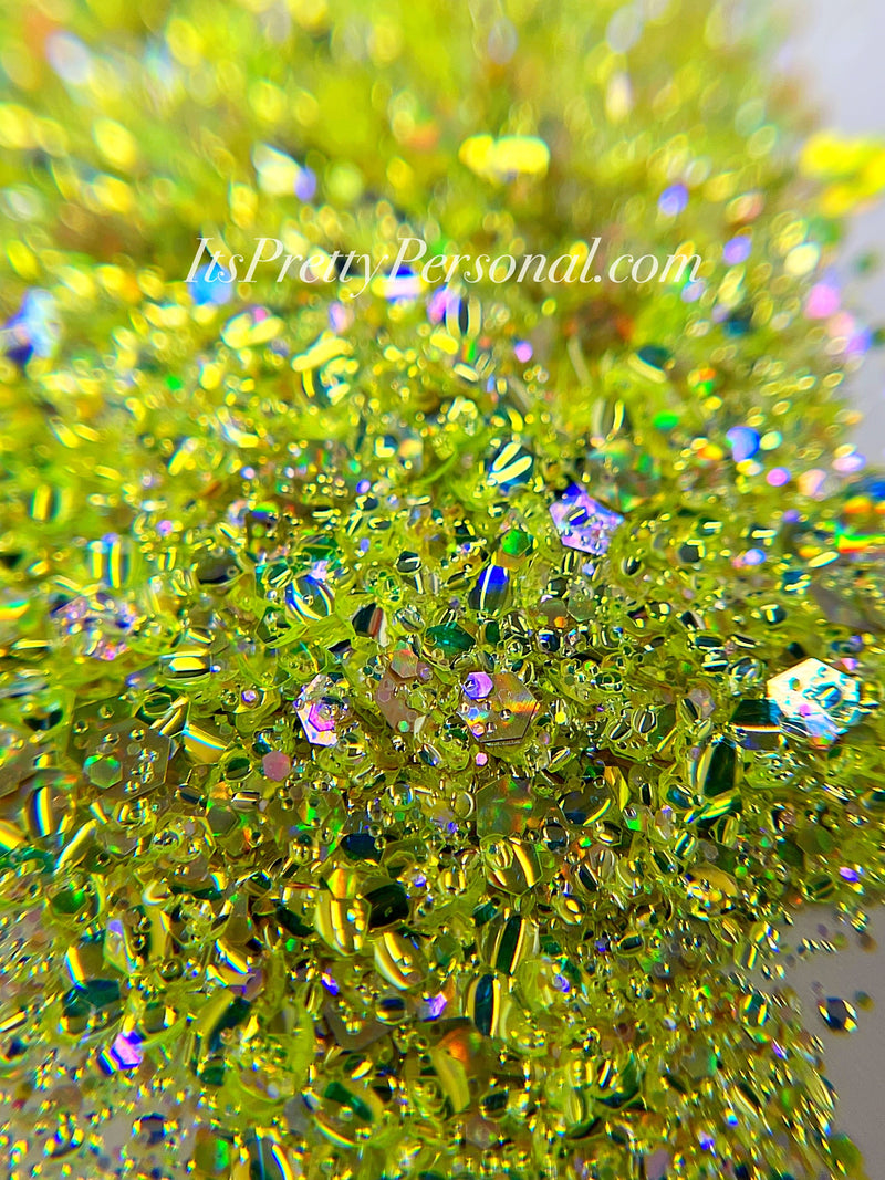 "I Tink I Can XL"- Princess Glitter Collection Light Green