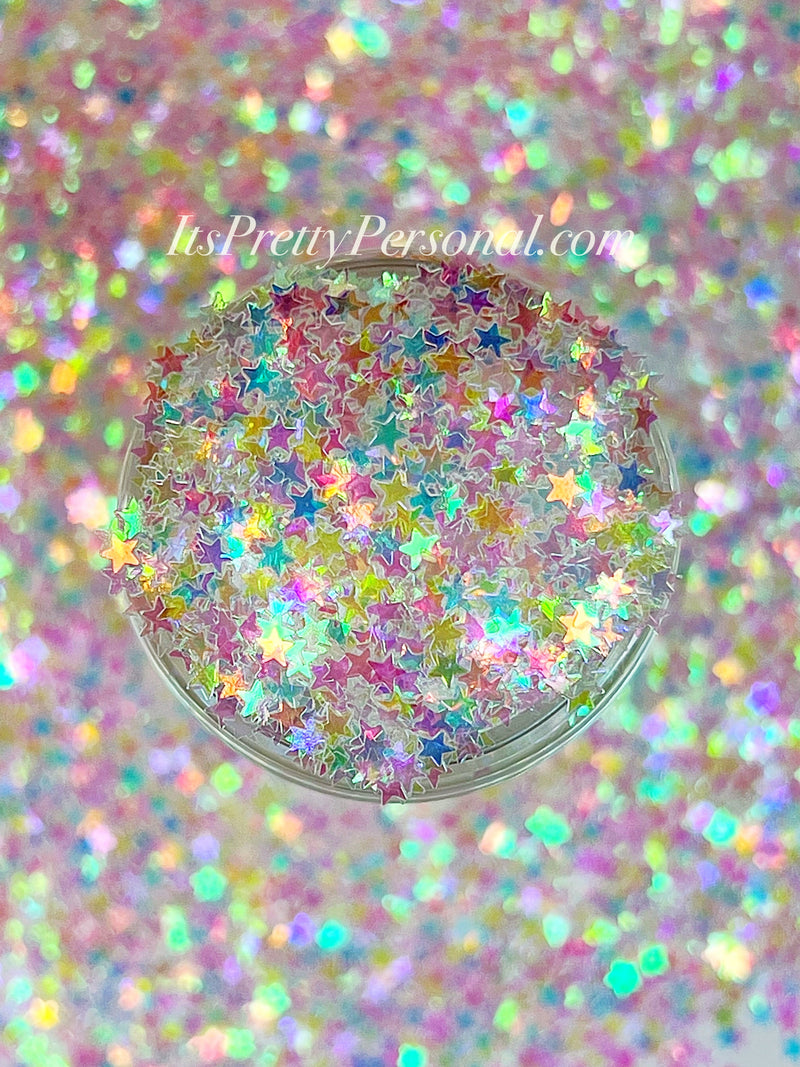 "Rainbow Opal 5 Point Stars” - Maker Monthly Box Color June 2025