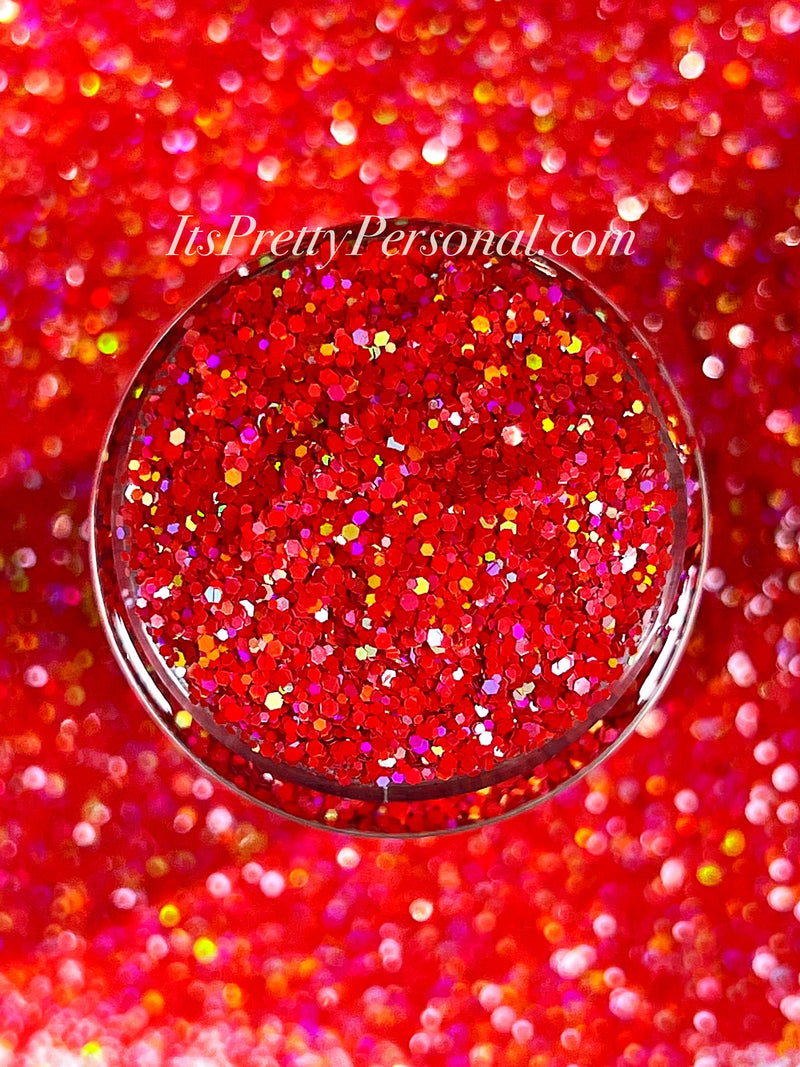 "Hex Red"- Mystical Magic Collection- Holographic Shimmer