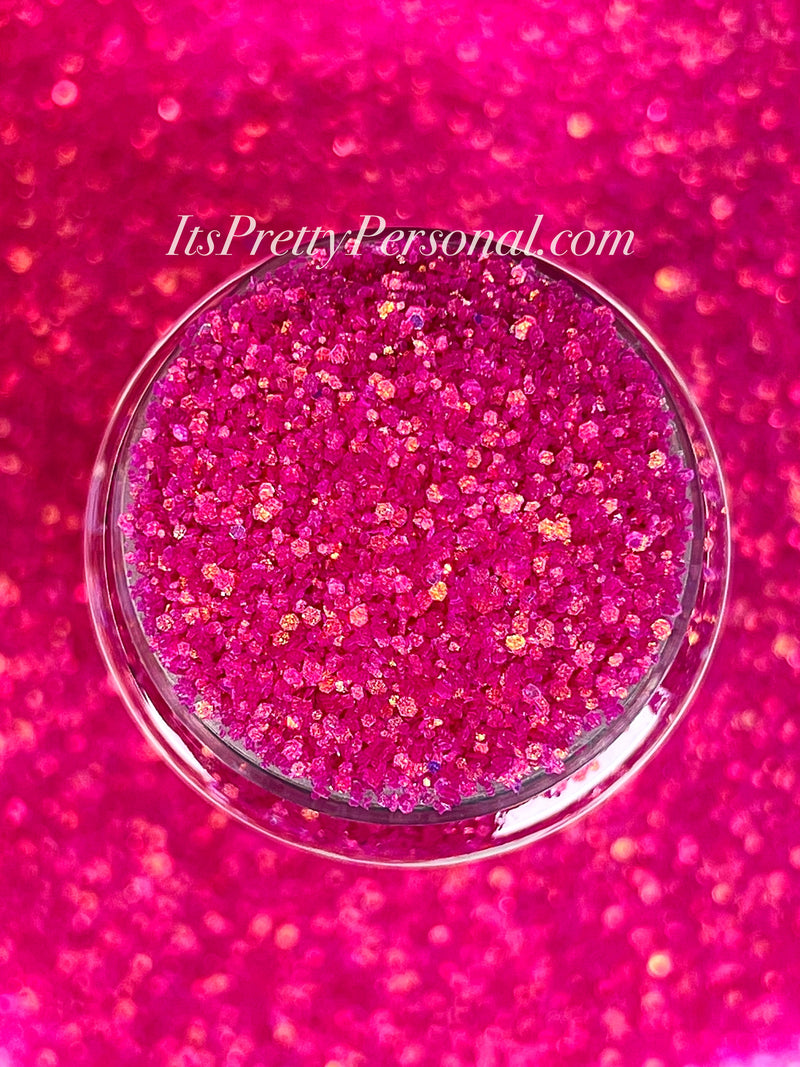 "SCHMedium Cut Passionately Pink” - Glittered Glitter Collection