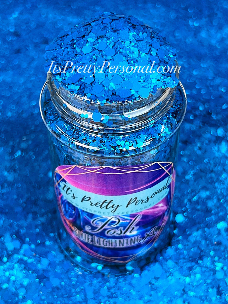 "Blue Lightning XL”-POSH Blue XL