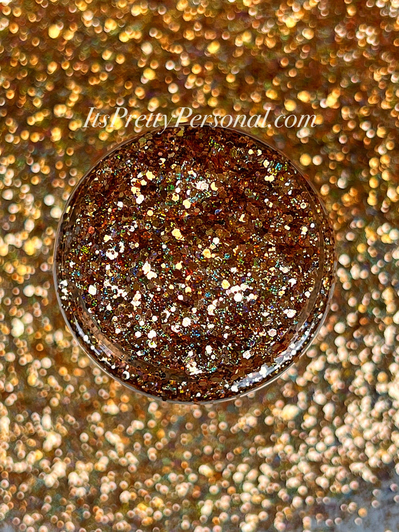 SCHMedium Cut- "Pink Champagne" -Holographic Glitter