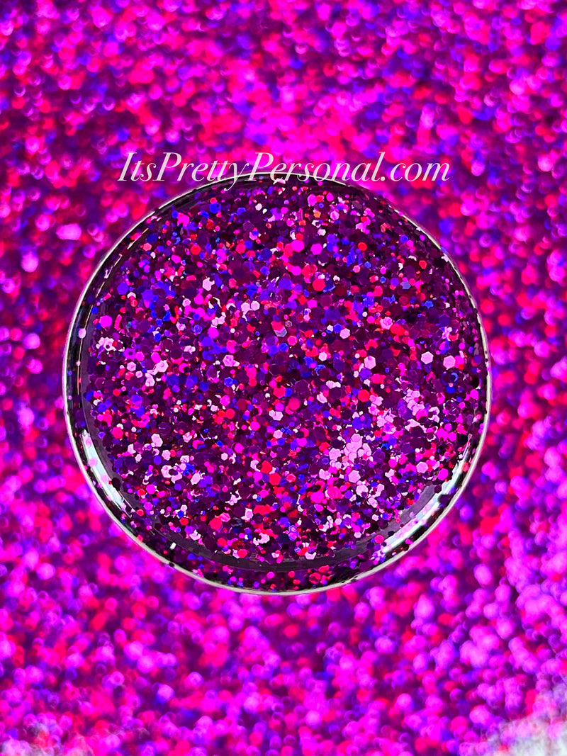 SCHMedium Cut- "Purple Rainbow" -Holographic Purple Glitter