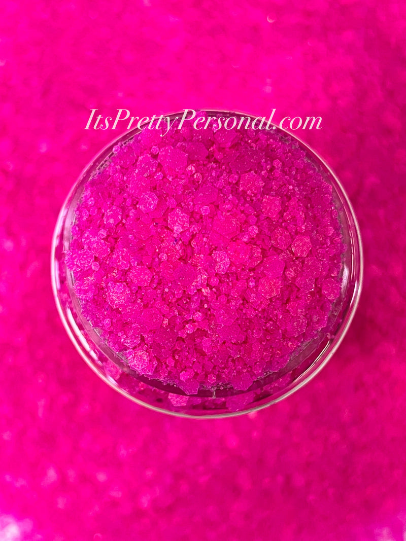 "Shocking Pink XL” - Glittered Glitter Collection