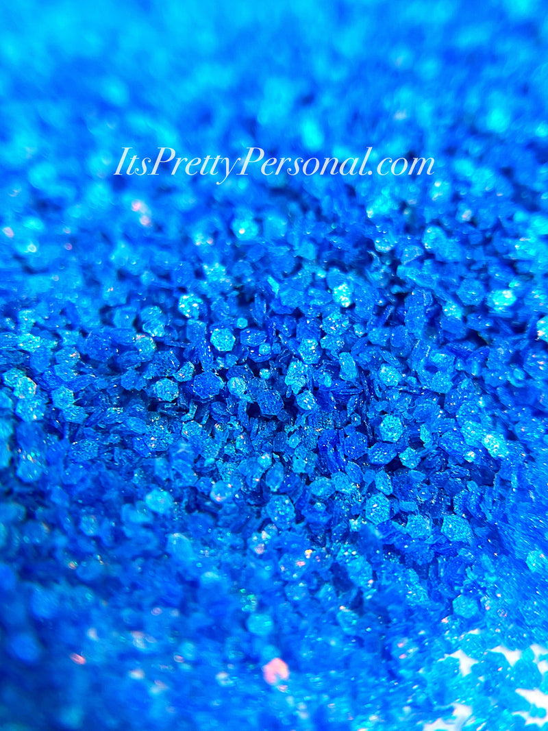 "SCHMedium Cut Ultramarine Blue” - Glittered Glitter Collection