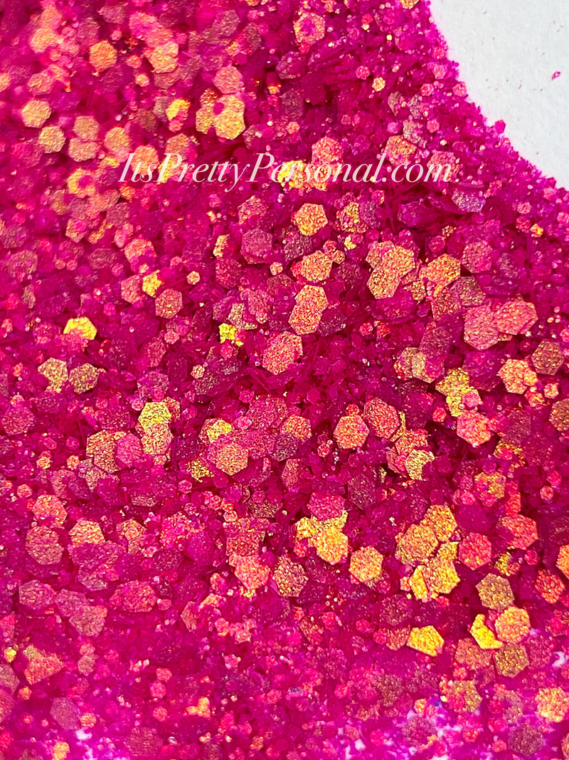 "Passionately Pink XL” - Glittered Glitter Collection