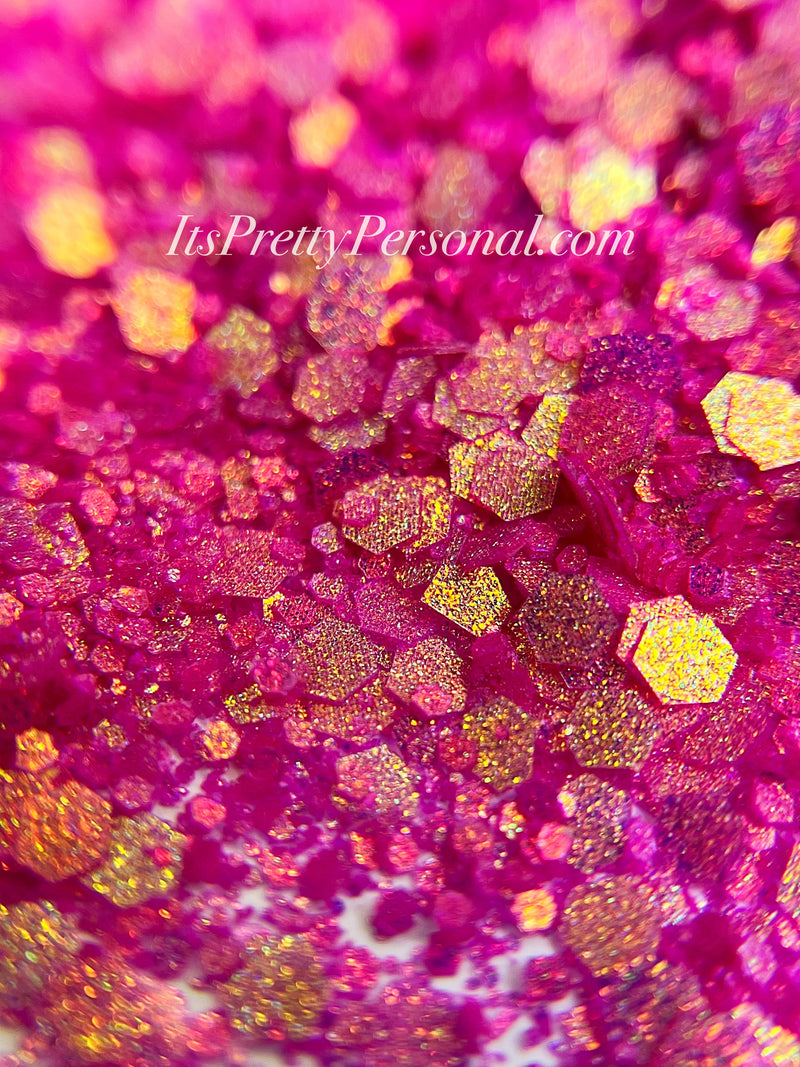 "Passionately Pink XL” - Glittered Glitter Collection