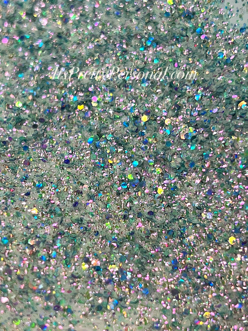 "SCHmedium Cut Cinderelly"- Princess Glitter Collection Blue/Silver