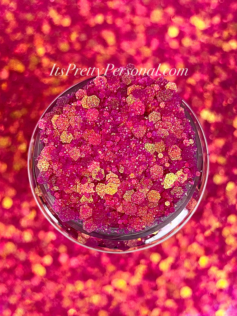 "Passionately Pink XL” - Glittered Glitter Collection