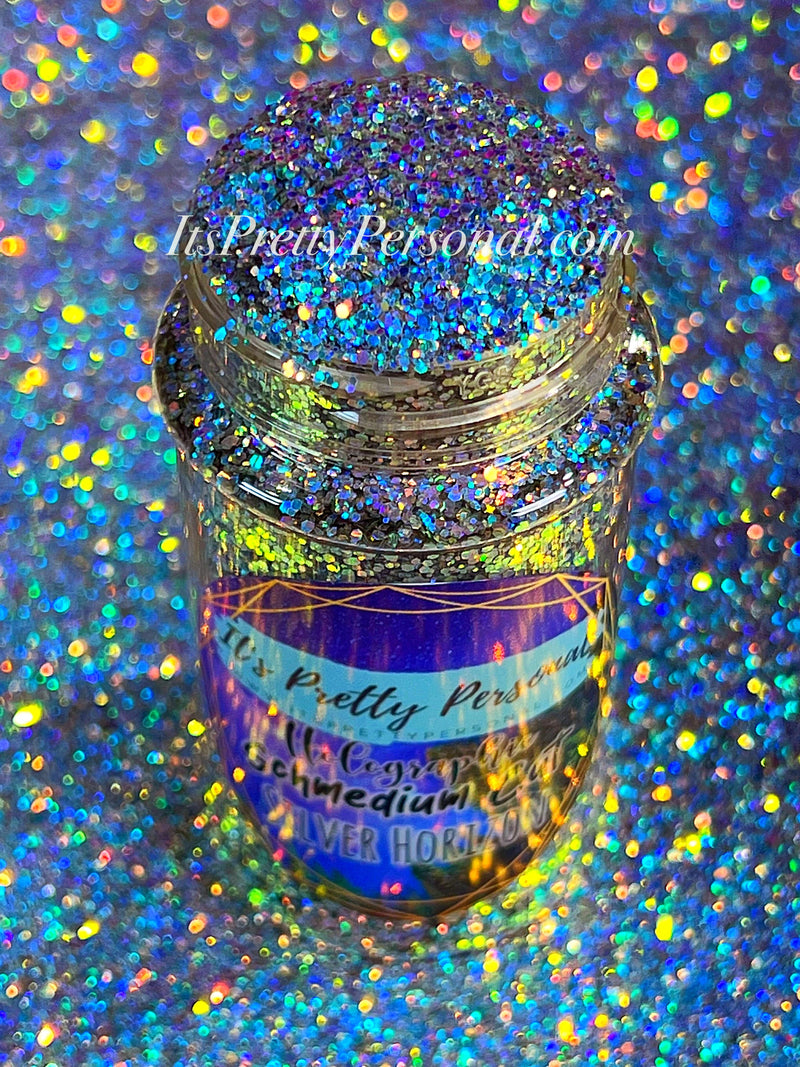 SCHMEDIUM CUT "Silver Horizon" -Holographic + Hologram Glitter