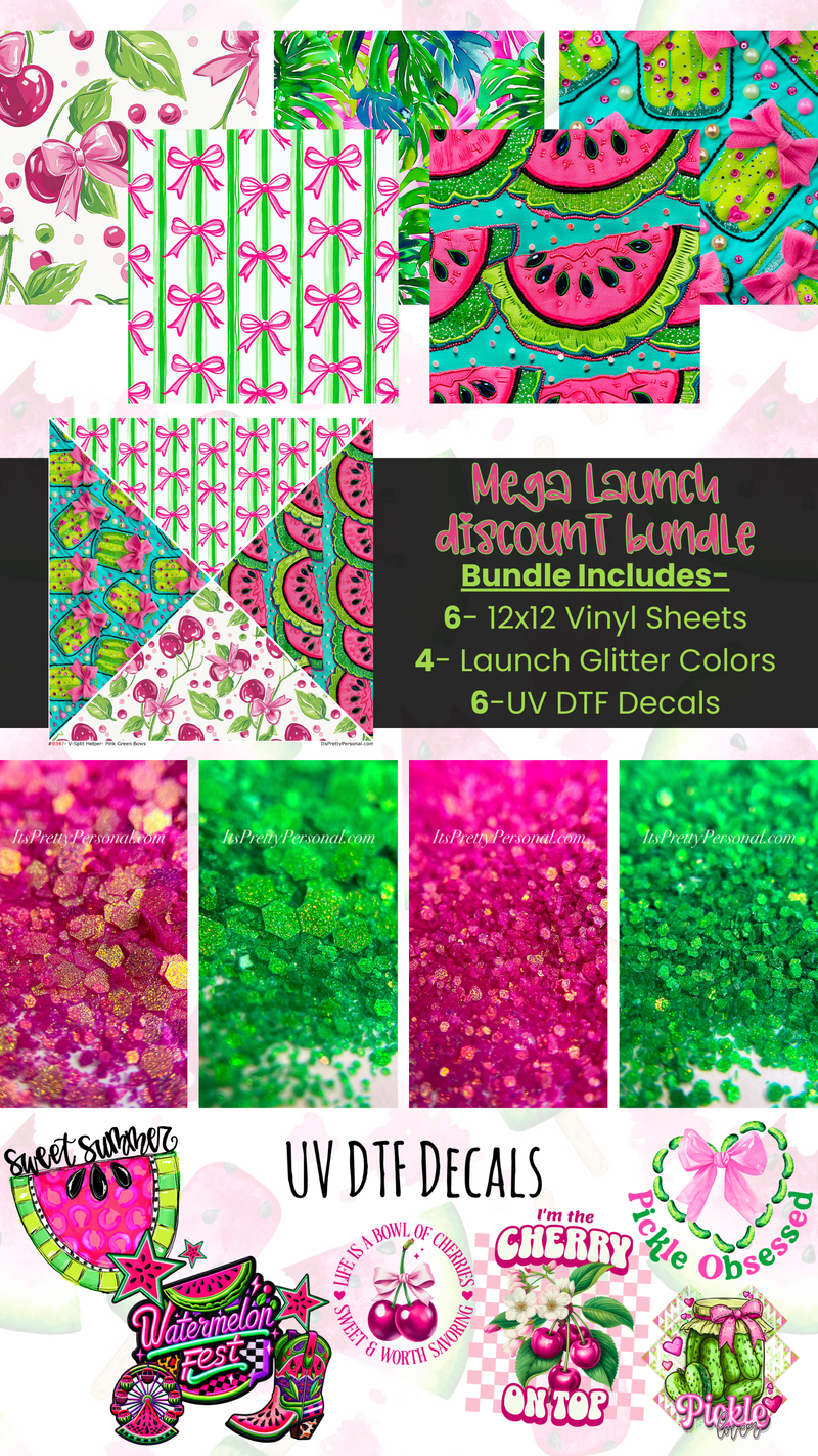 *DROPPING 03/21/2025*🚨MEGA LAUNCH BUNDLE!- Pink+Green Theme!- 16 items total