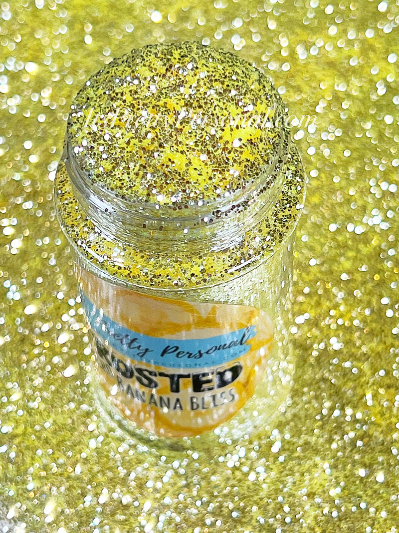 "MICRO Banana Bliss Yellow”- FROSTED Glitter Collection