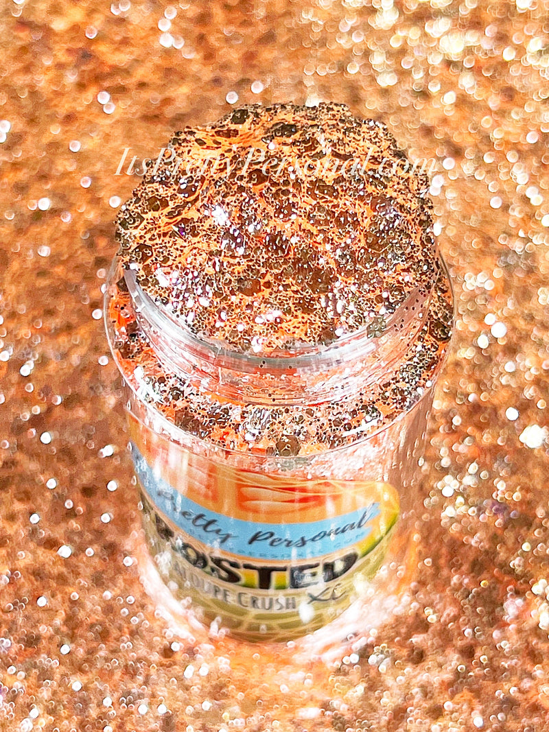 “Cantaloupe Crush XL”- FROSTED Glitter Collection