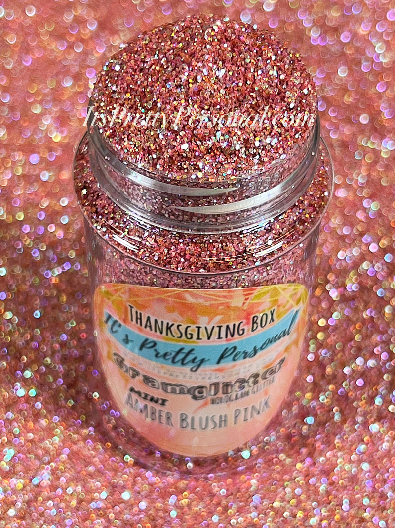 "MINI Amber Blush Pink"- Gramglitter (HOLOGRAM)