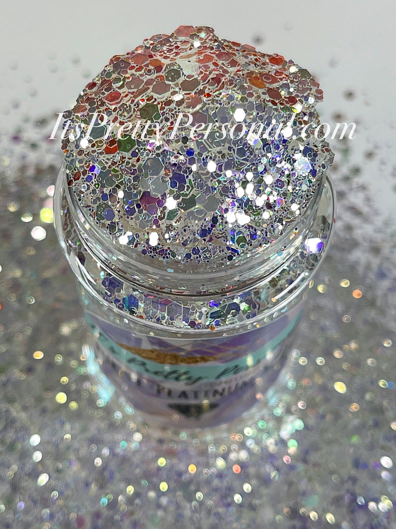 “Purple Platinum XL"-Glitter  CHUNKY mix- Supplies