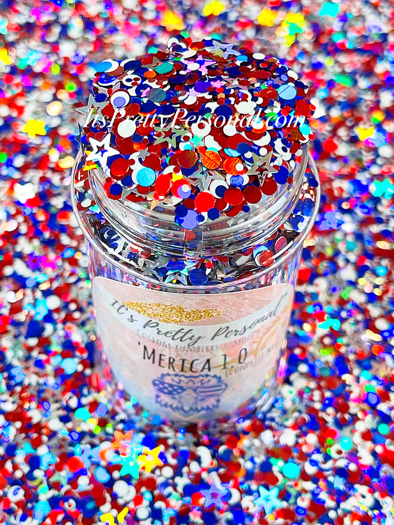 “‘Merica 1.0”- Confetti and Star Mix